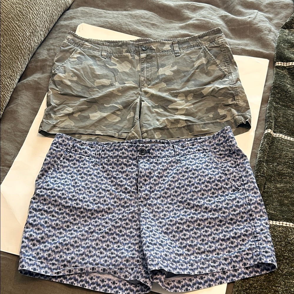 Camouflage and Patterned Eddie Bauer Shorts (2).